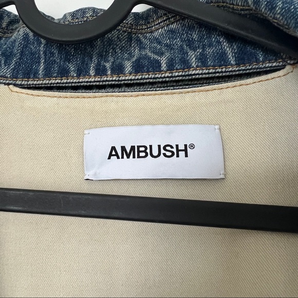 AMBUSH® UNTITLED LOGO DENIM JACKET SIZE 1 - Picture 13 of 16
